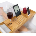 Expandable Bamboo Bath Caddy