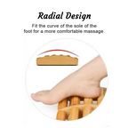 Wooden 5-Roller Reflexology Foot Massager
