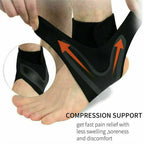 Unisex Plantar X Compression Ankle Wrap