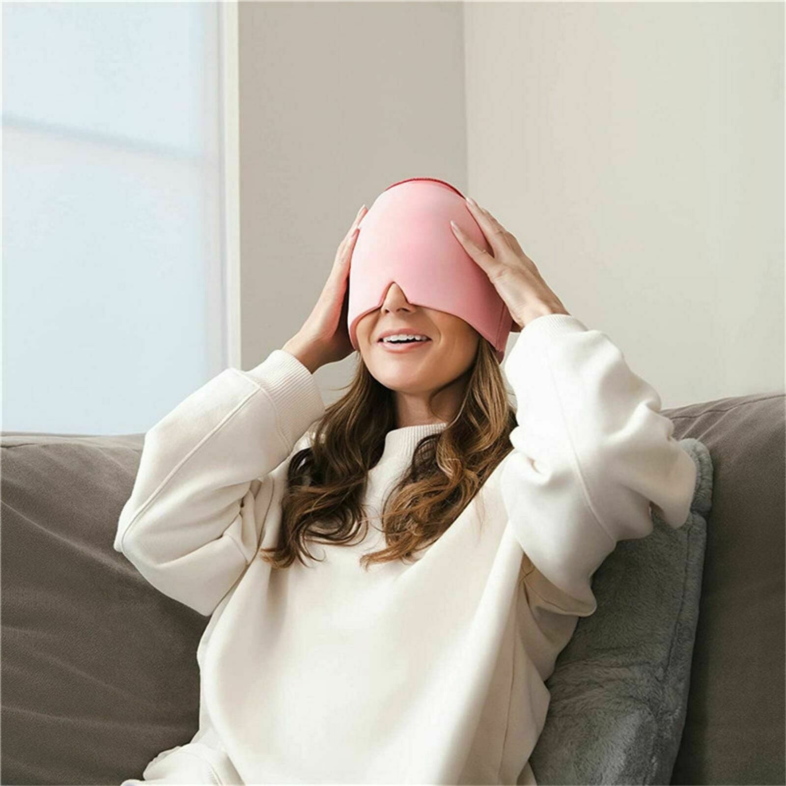 Migraine relief cap for headache and tension alleviation