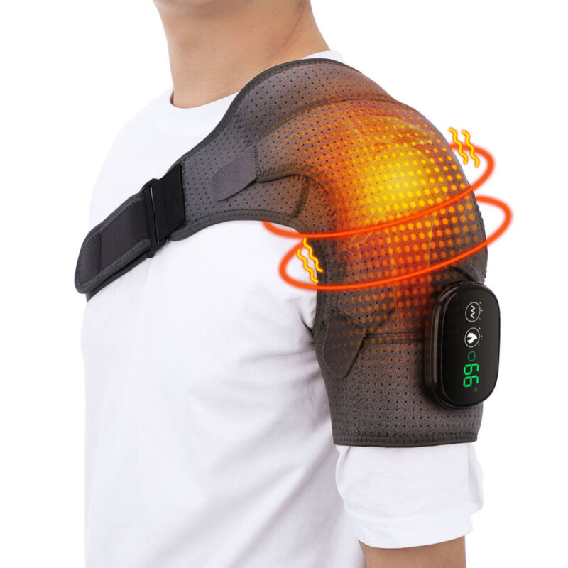 Heated Compression Shoulder Brace with Vibration