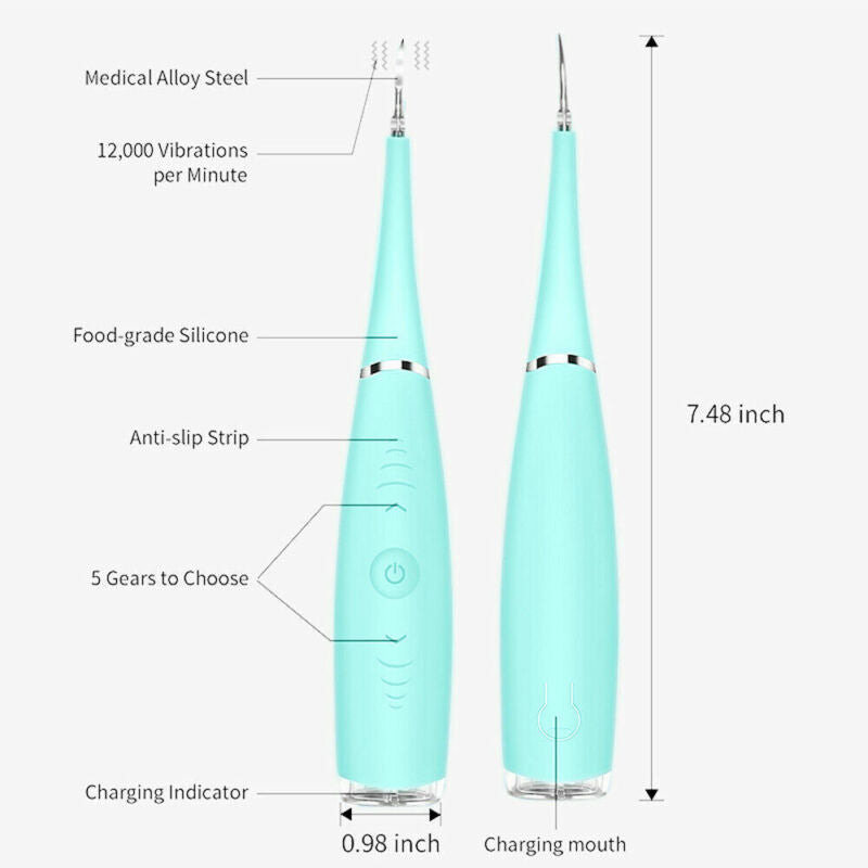 Ultrasonic Tooth Cleaning Wand
