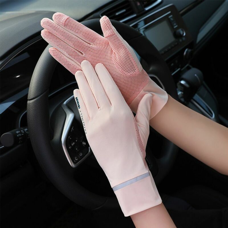 Anti-UV mesh gloves for sun protection