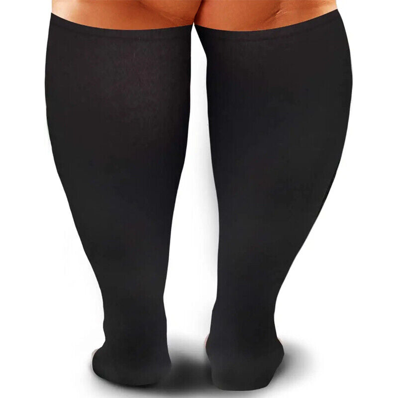 Plus sized Open Toe Compression Socks