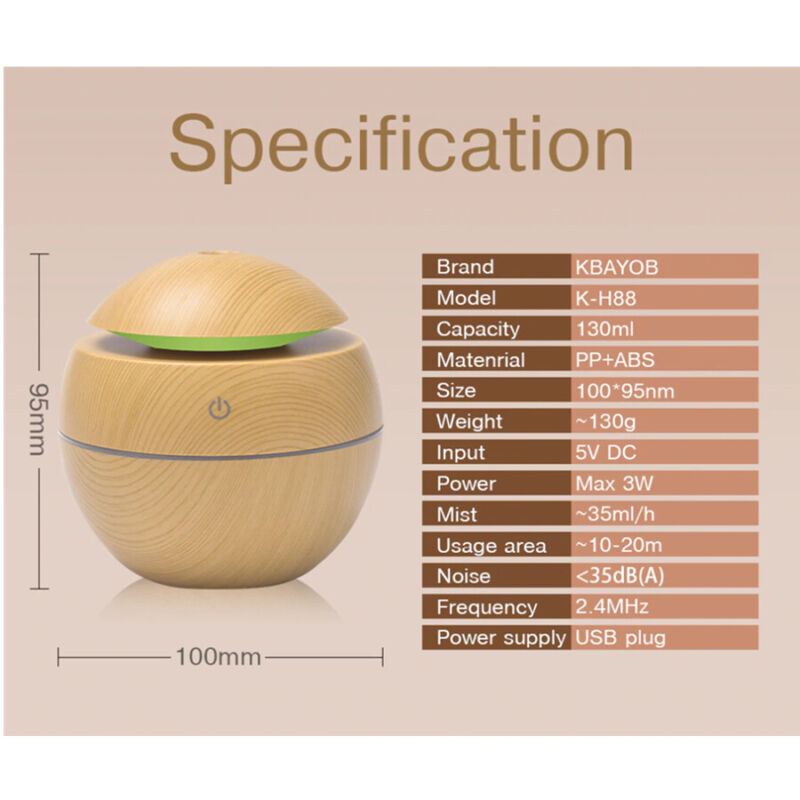 Mini Wood Grain Aromatherapy Diffuser