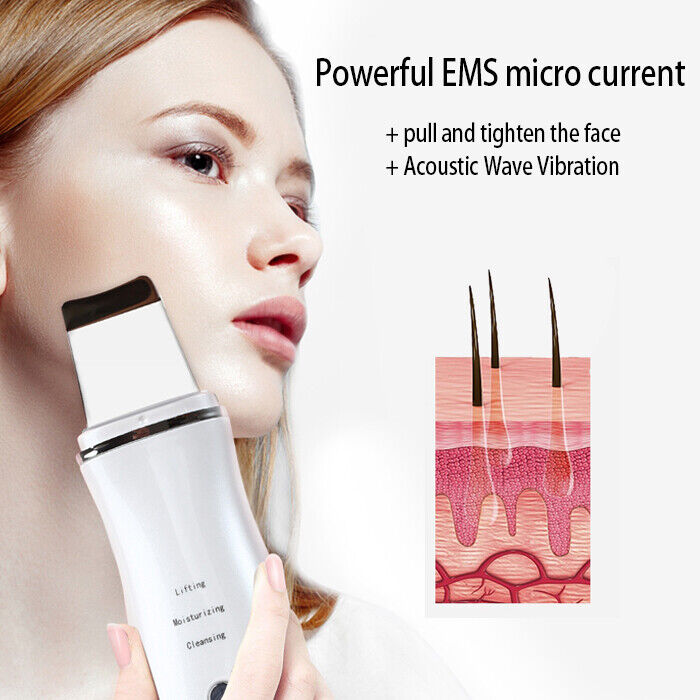 Ultrasonic Facial Skin Scrubber