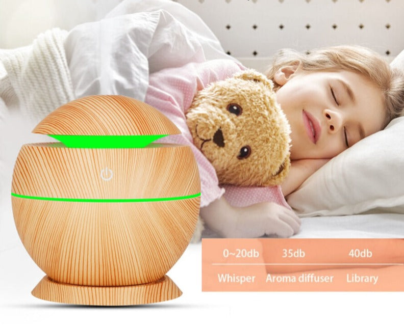 Mini Wood Grain Aromatherapy Diffuser