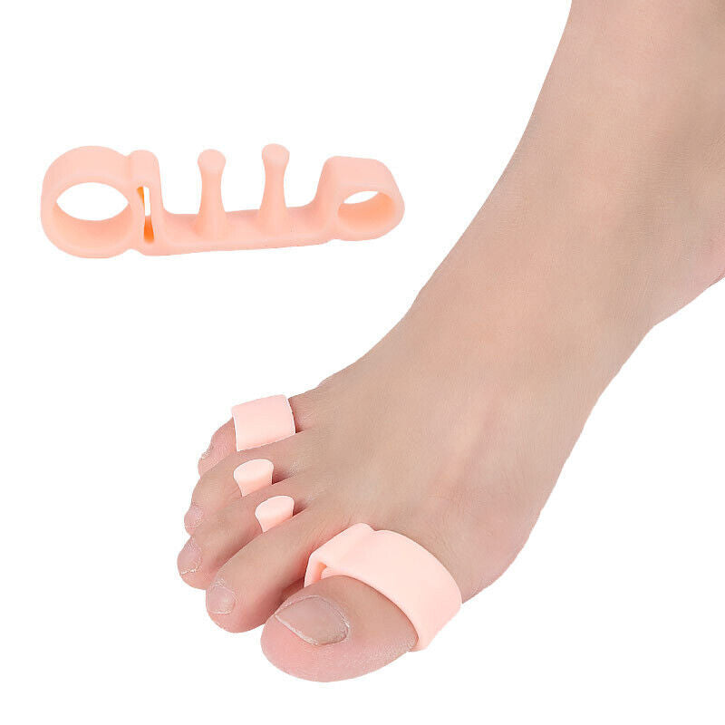 Foot and posture correcting toe separators for alignment