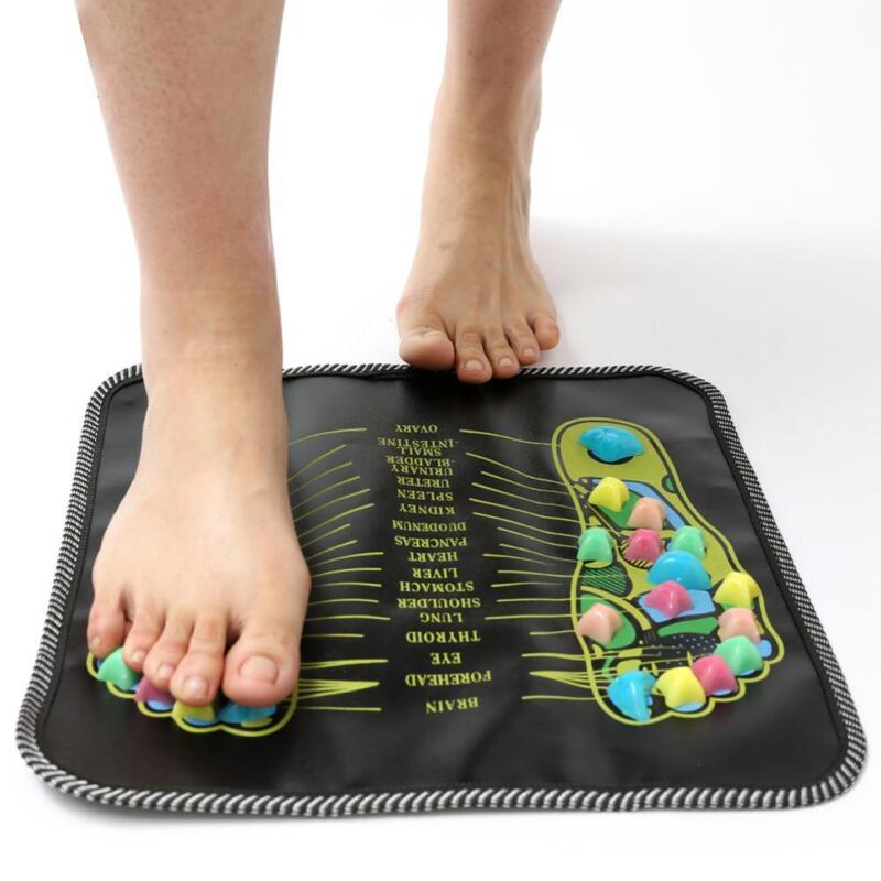 Stone Walk reflexology foot massage mat for relaxation
