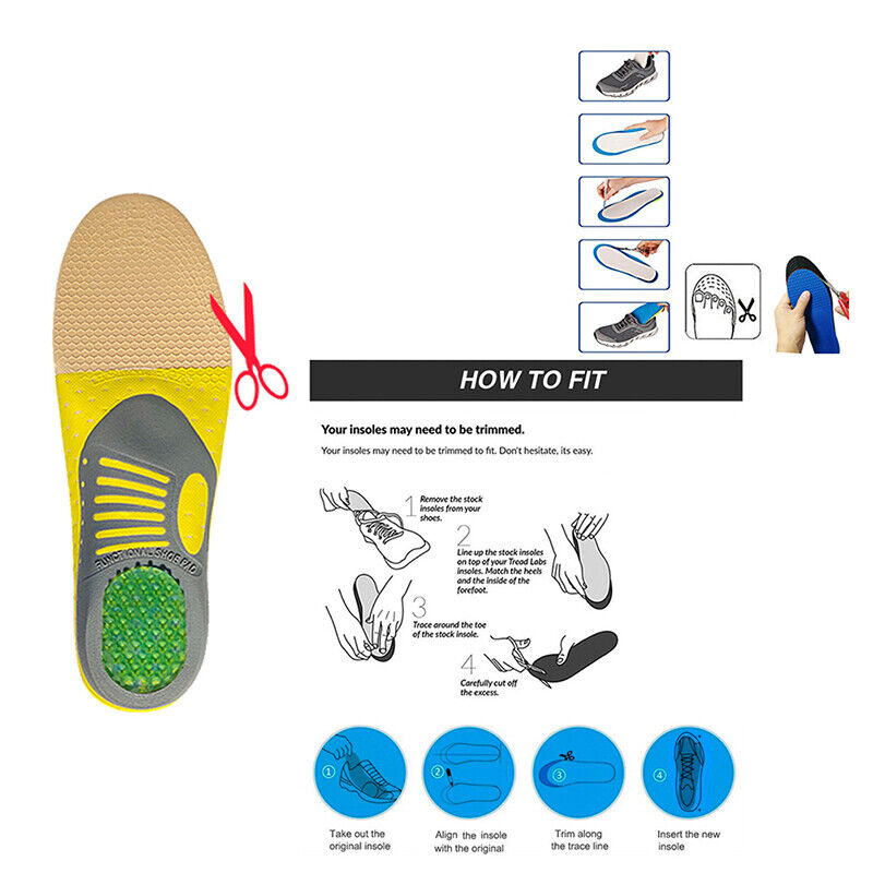 Orthotic Comfort Gel Insoles