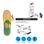 Orthotic Comfort Gel Insoles