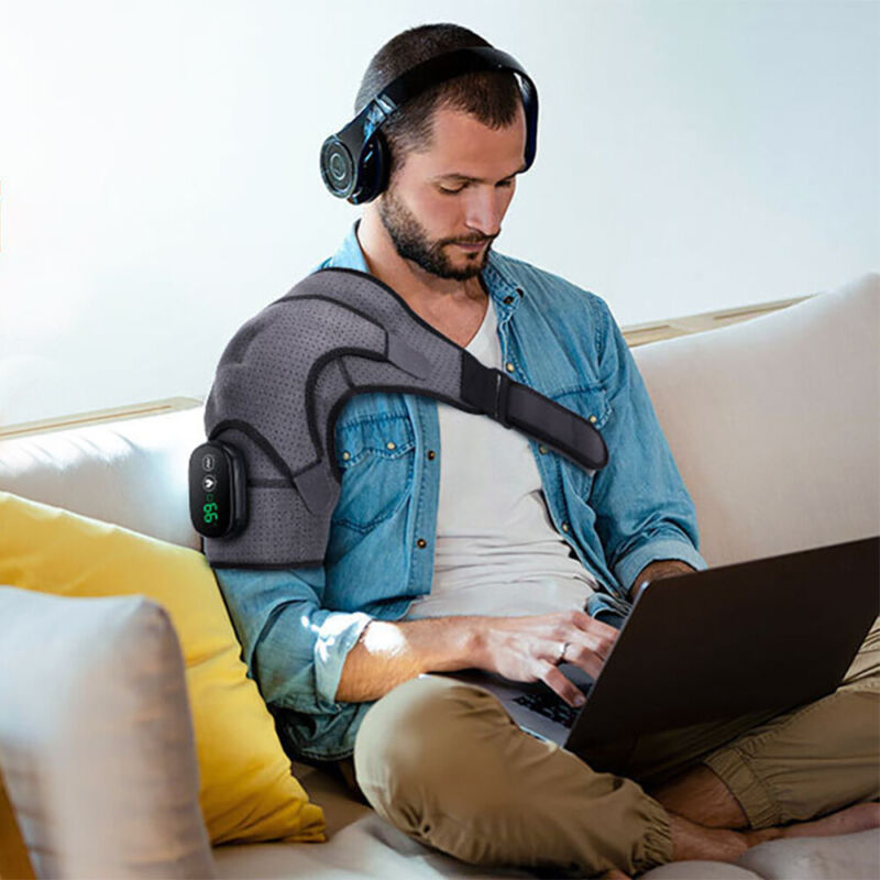 Heated Compression Shoulder Brace with Vibration