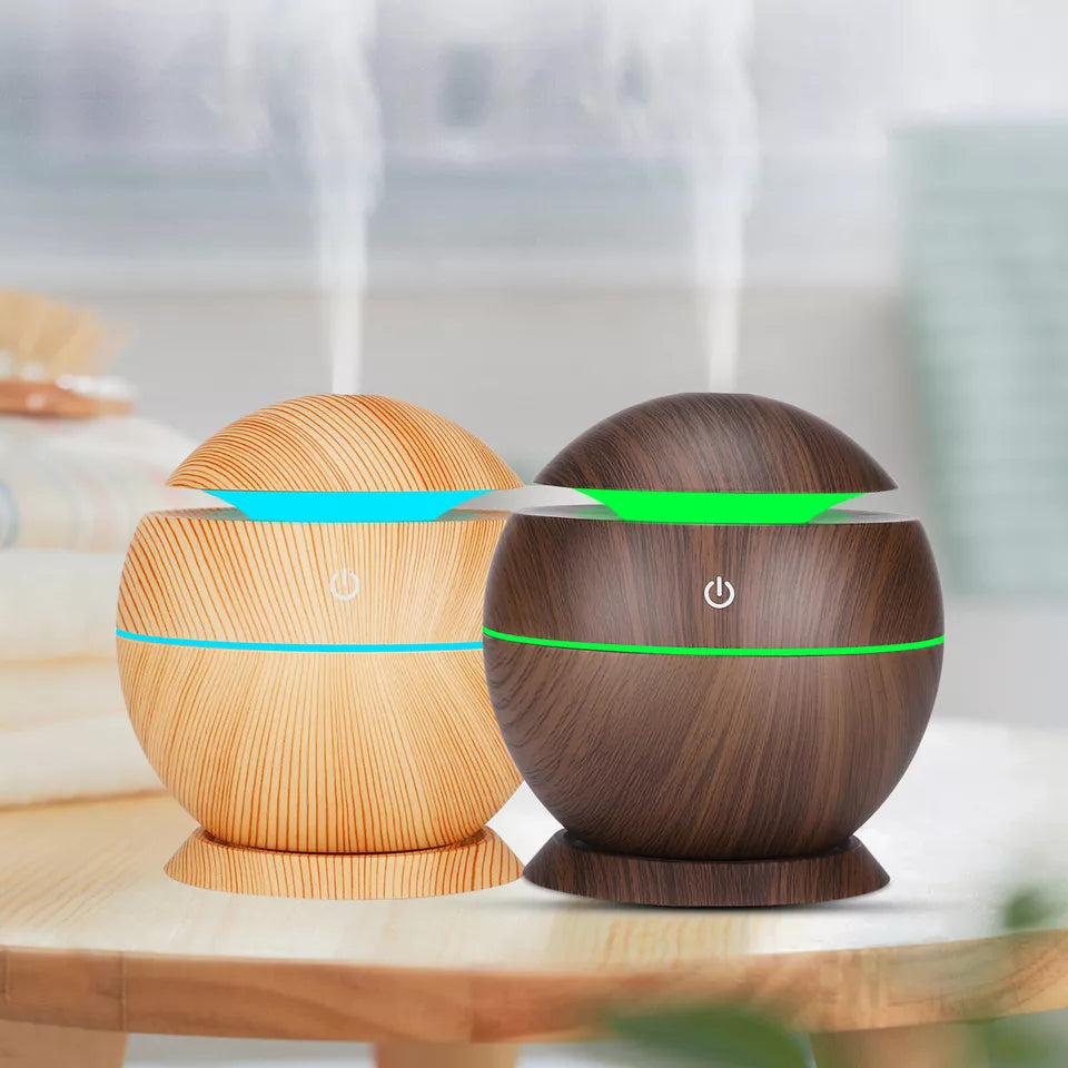 Mini Wood Grain Aromatherapy Diffuser