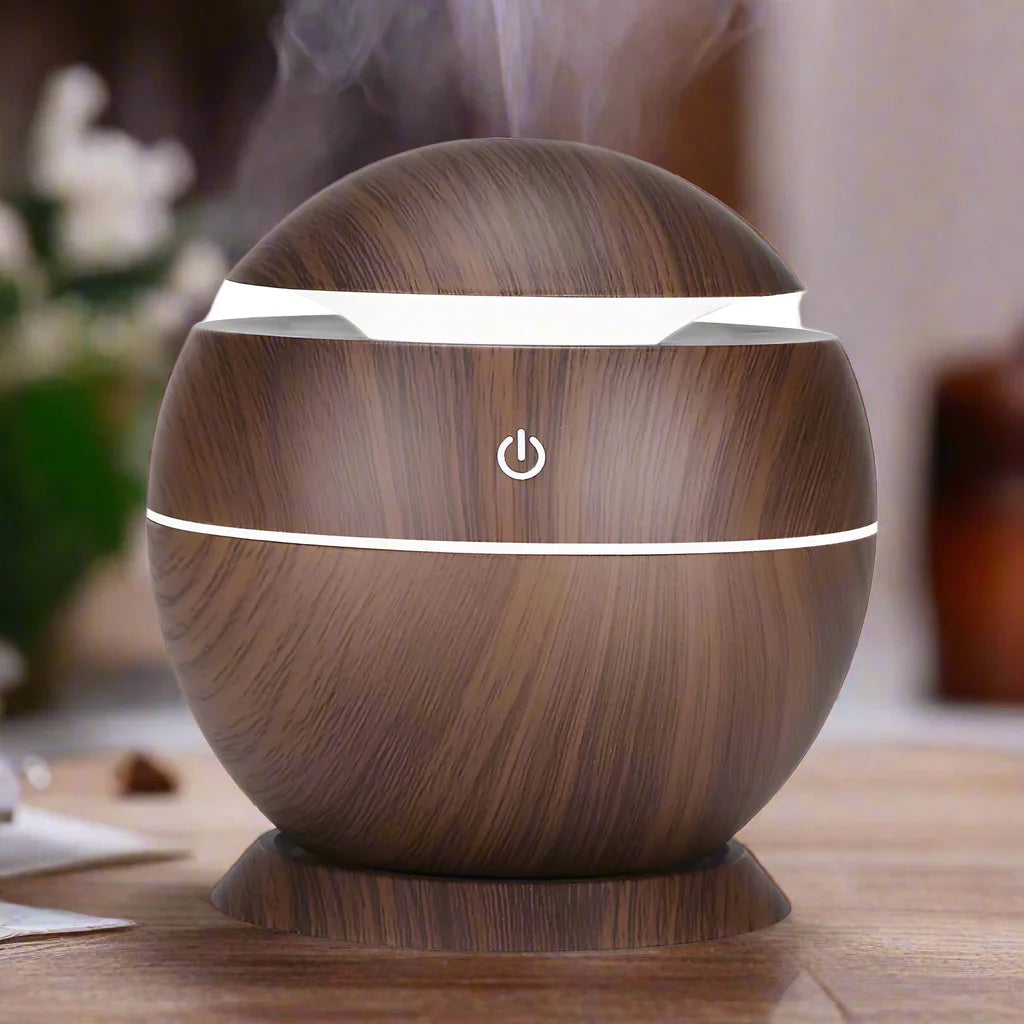 Mini Wood Grain Aromatherapy Diffuser