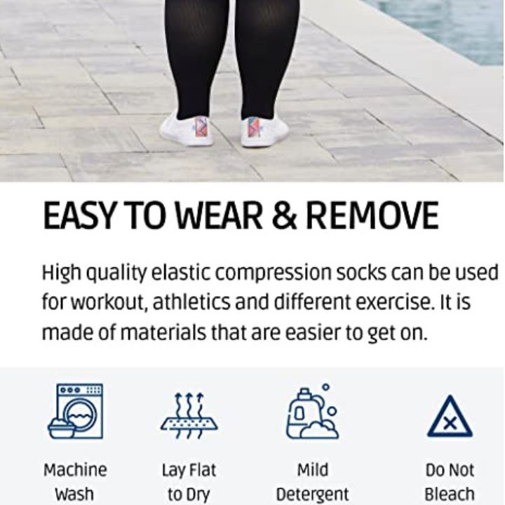 Plus sized Open Toe Compression Socks