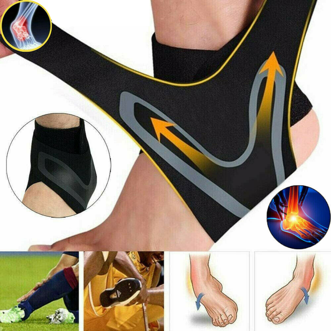 Unisex Plantar X Compression Ankle Wrap